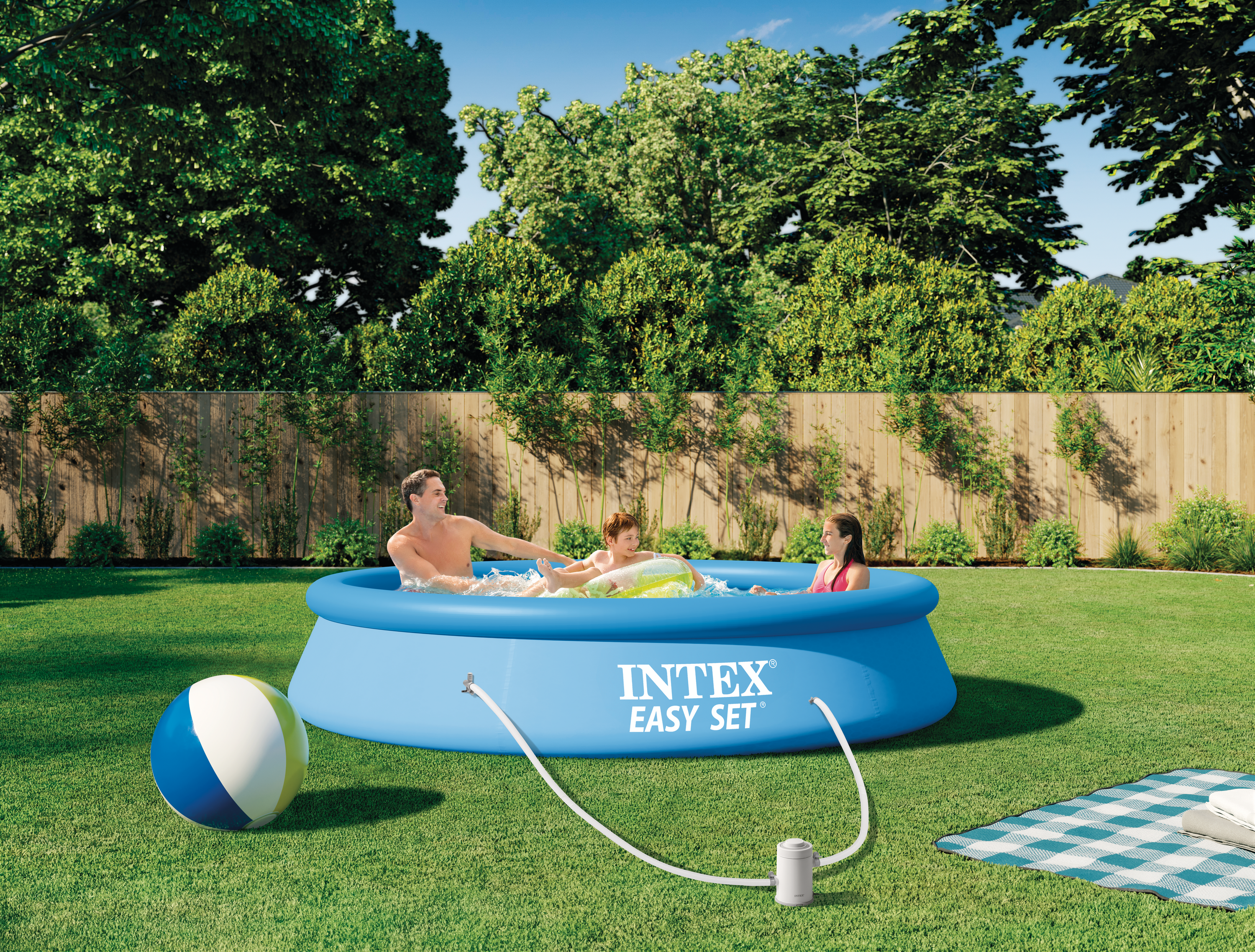 INTEX Set Piscina 3.05M X 61Cm Easy Ix28118Np