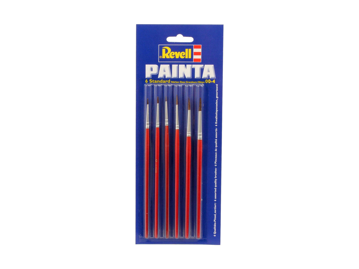 Set 6 pensule pentru vopsit machete Revell 29621