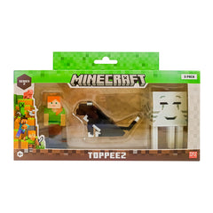 Figurine Minecraft Topeez 3 Buc In Cutie Alex Cat Happy Ghast Pmimc2221Ahc
