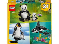 LEGO® Creator 3 in 1 - Animale salbatice: Familia de ursi panda 31165, 626 piese