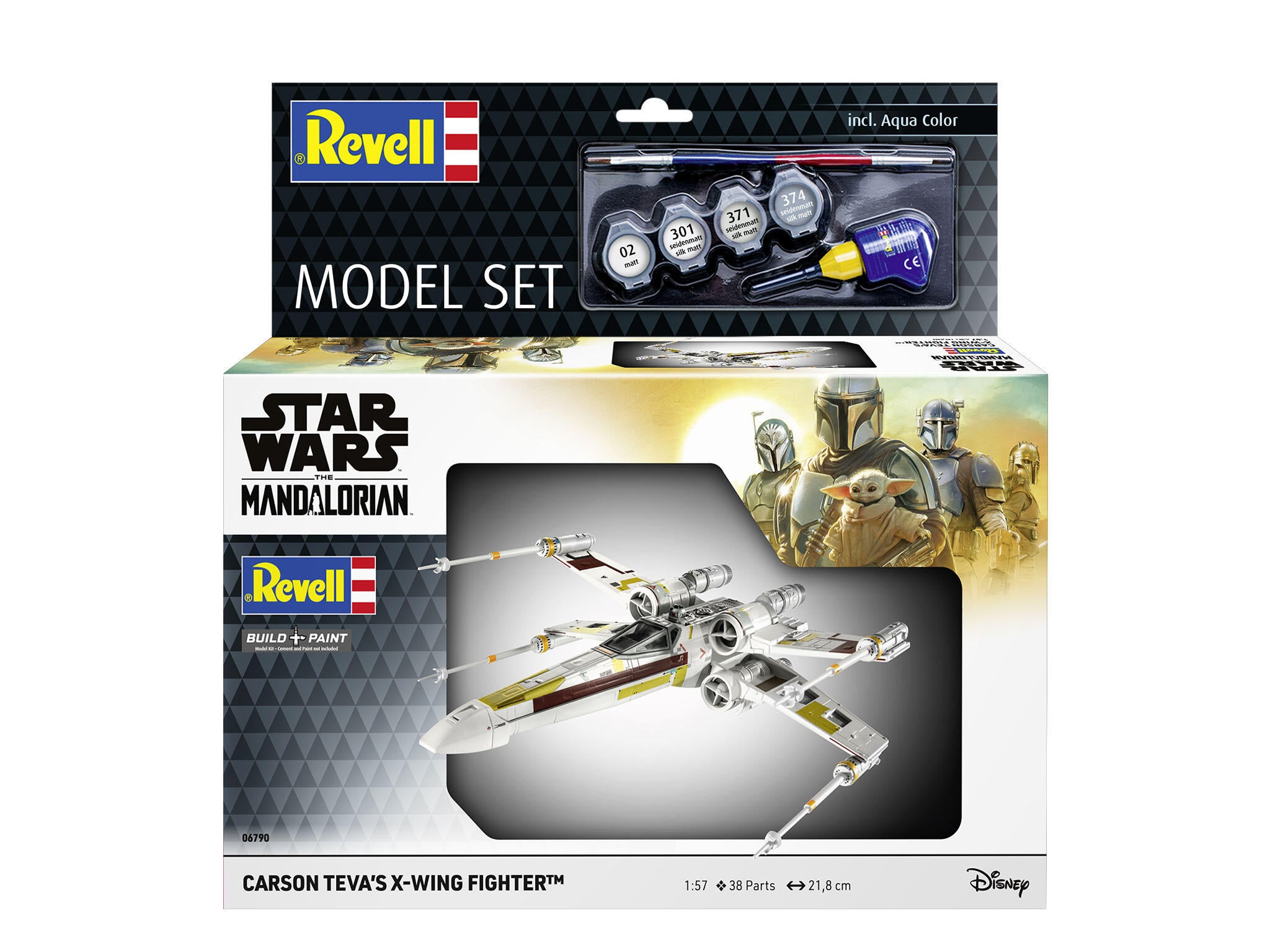 Set Model Carson Teca Xwing: The Mandalorian Revell Cu Accesorii