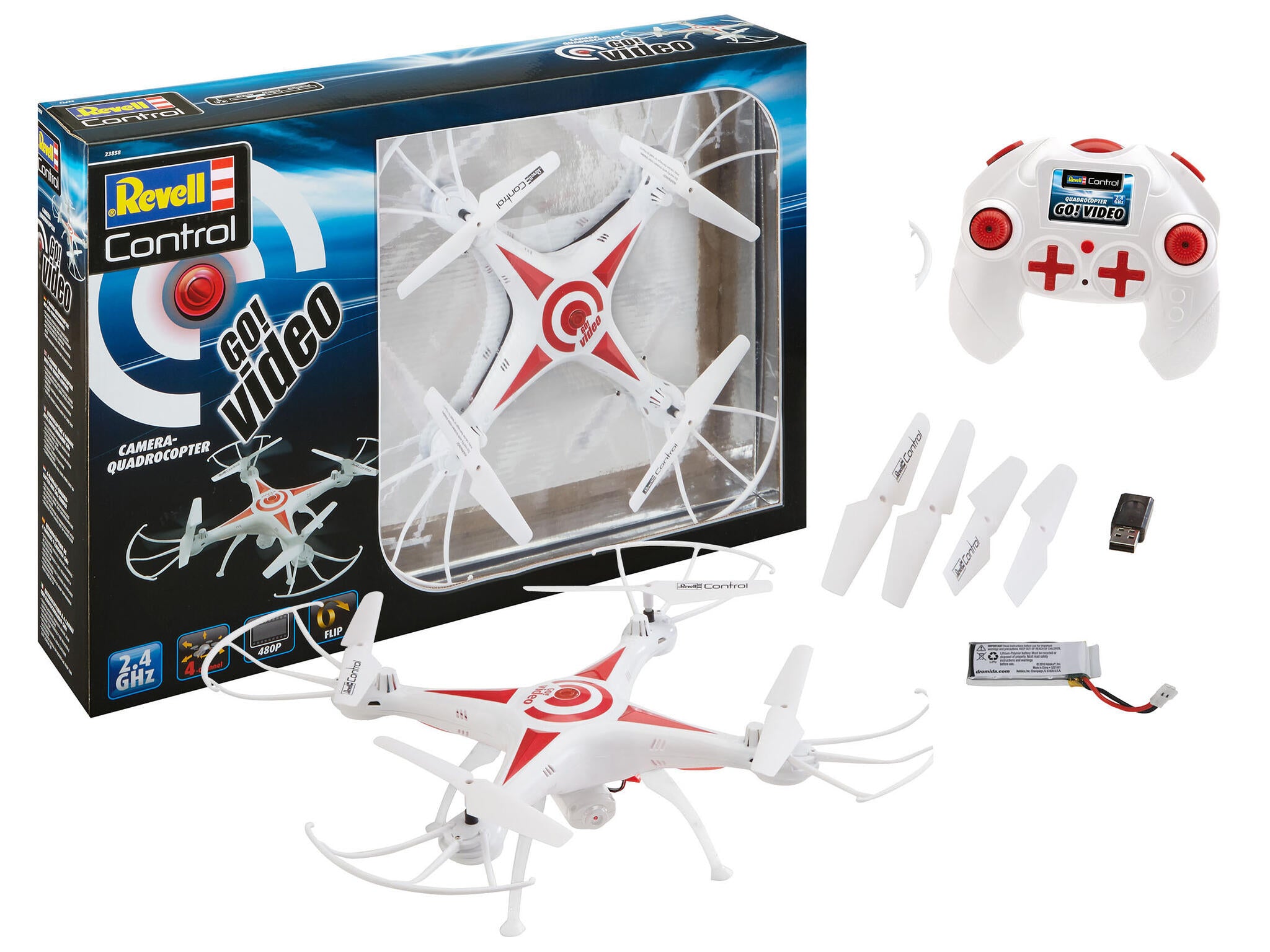 Revell Control Drona Rc Cu Camera Go Video Revrc23858
