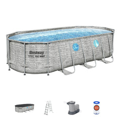 Piscina ovala Bestway Steel Pro Max 549 cm x 274 cm x 122 cm, BW 56716