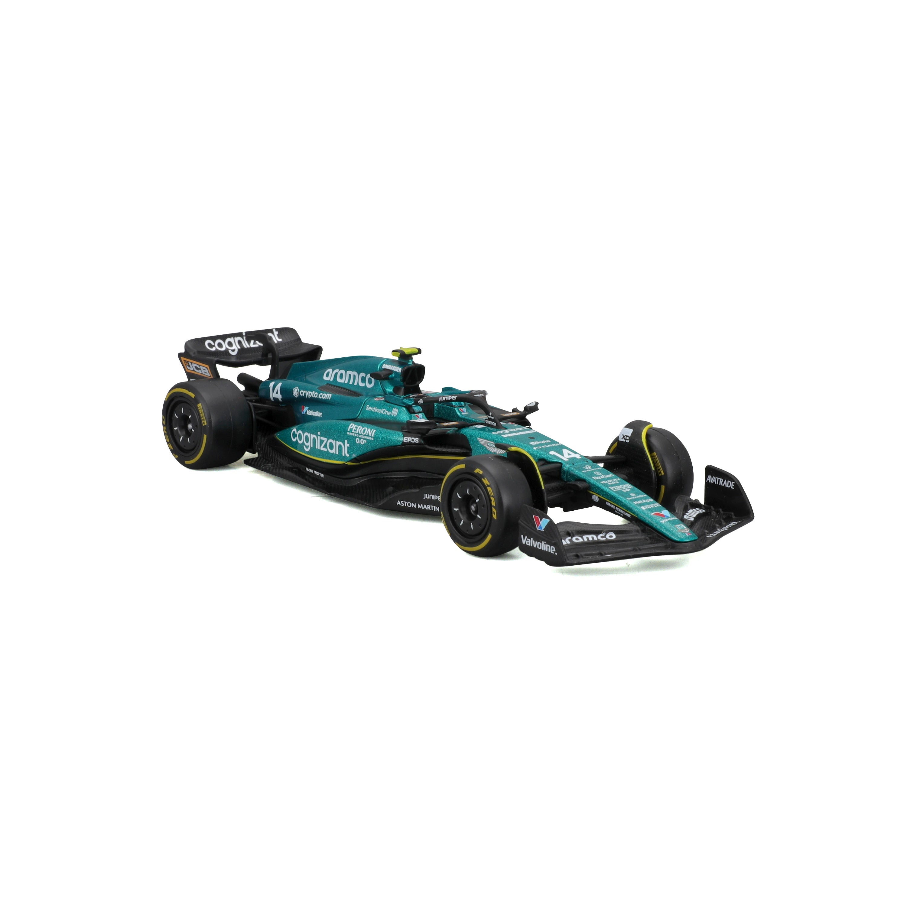 Bb38090/14 Macheta Bburago Formula 1 1/43 Race - Aston Martin Amr23 (2023) #14 Fernando Alonso