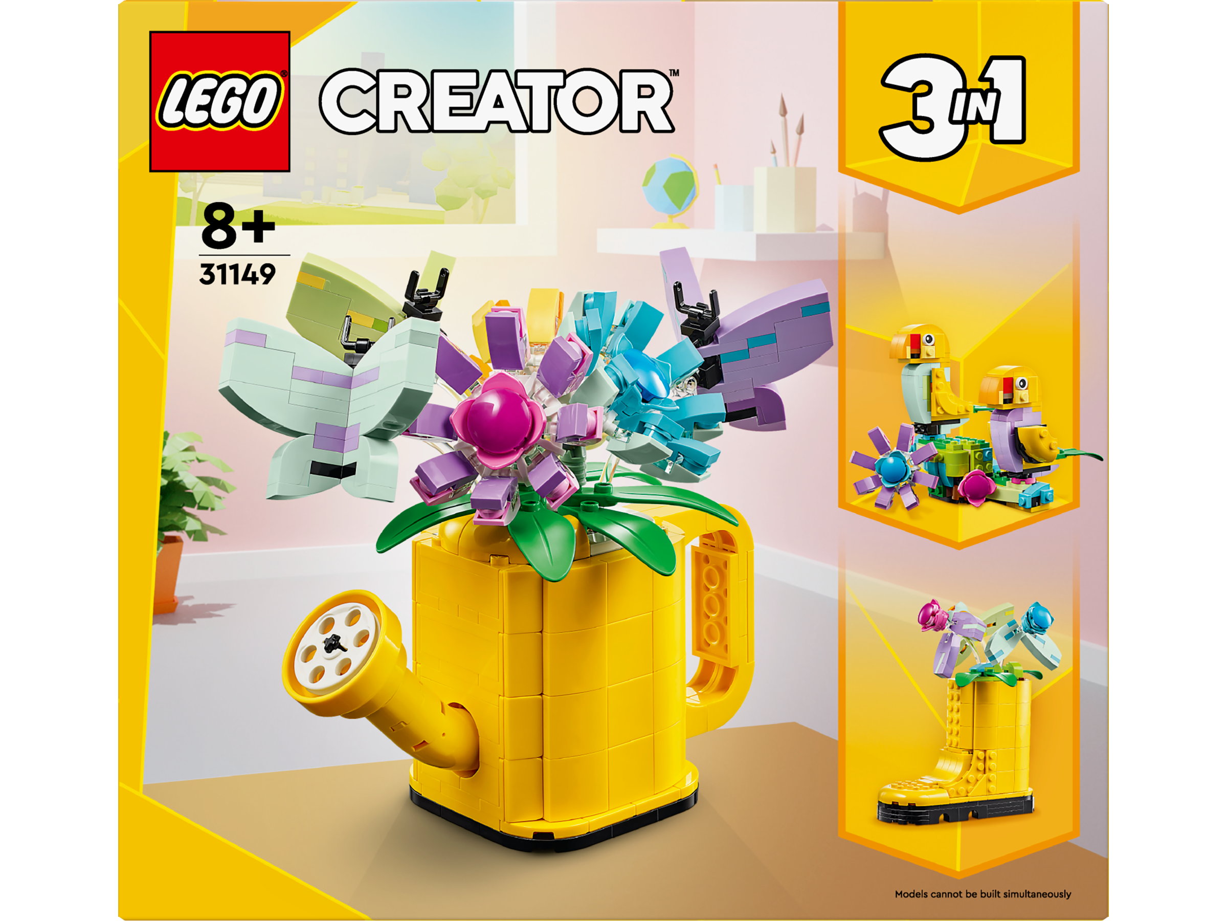 LEGO® Creator 3 in 1 - Flori in stropitoare 31149, 420 piese