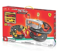 Garaj Bburago 1:43 Ferrari R&P-Parking Garage Incl. 2 Masini Bb31204