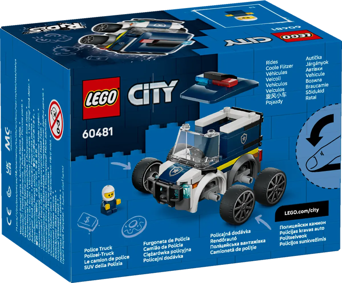 LEGO® City Vehicule – Camionetă De Poliție