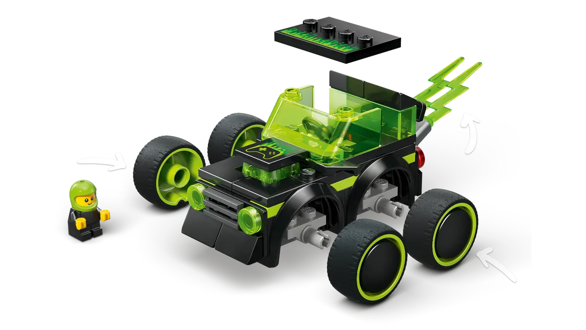 LEGO® City Vehicule – Mașină de curse din jocuri video