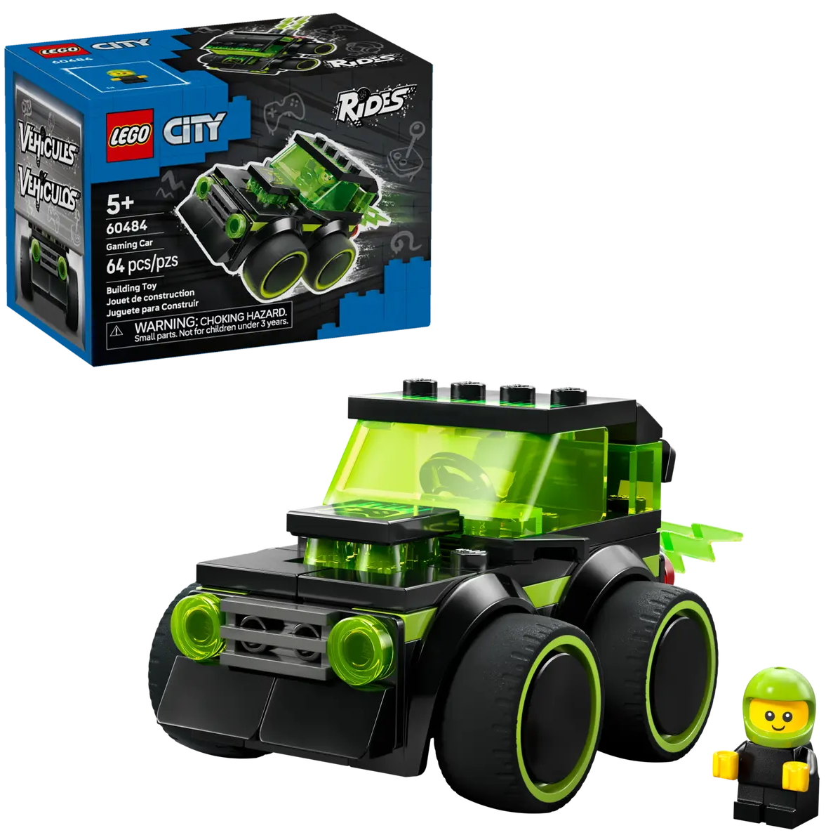 LEGO® City Vehicule – Mașină de curse din jocuri video