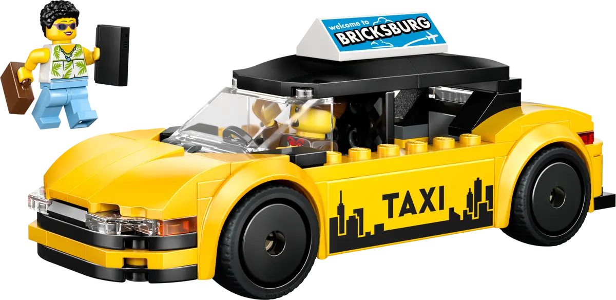 LEGO® City – Taxi galben