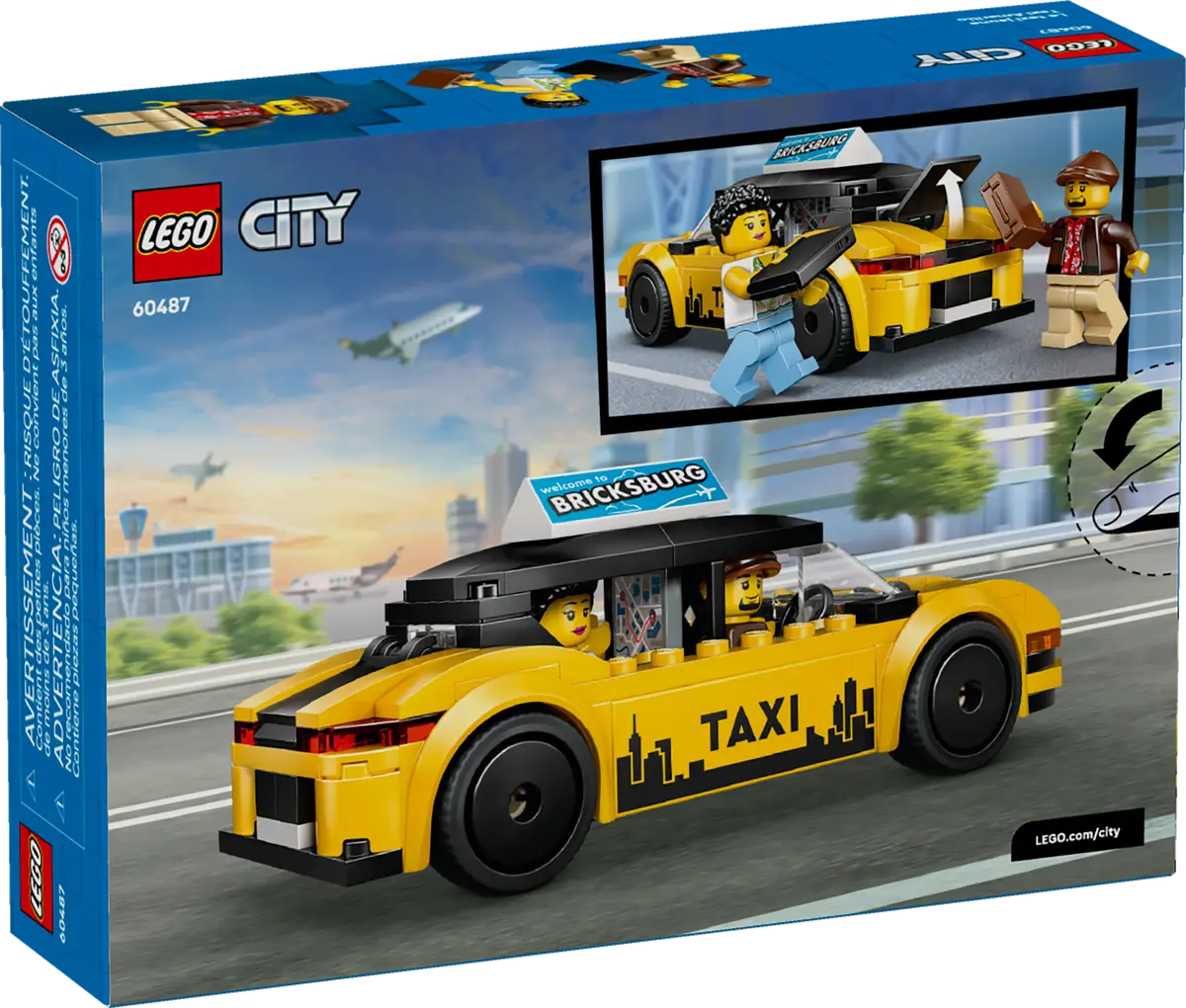 LEGO® City – Taxi galben