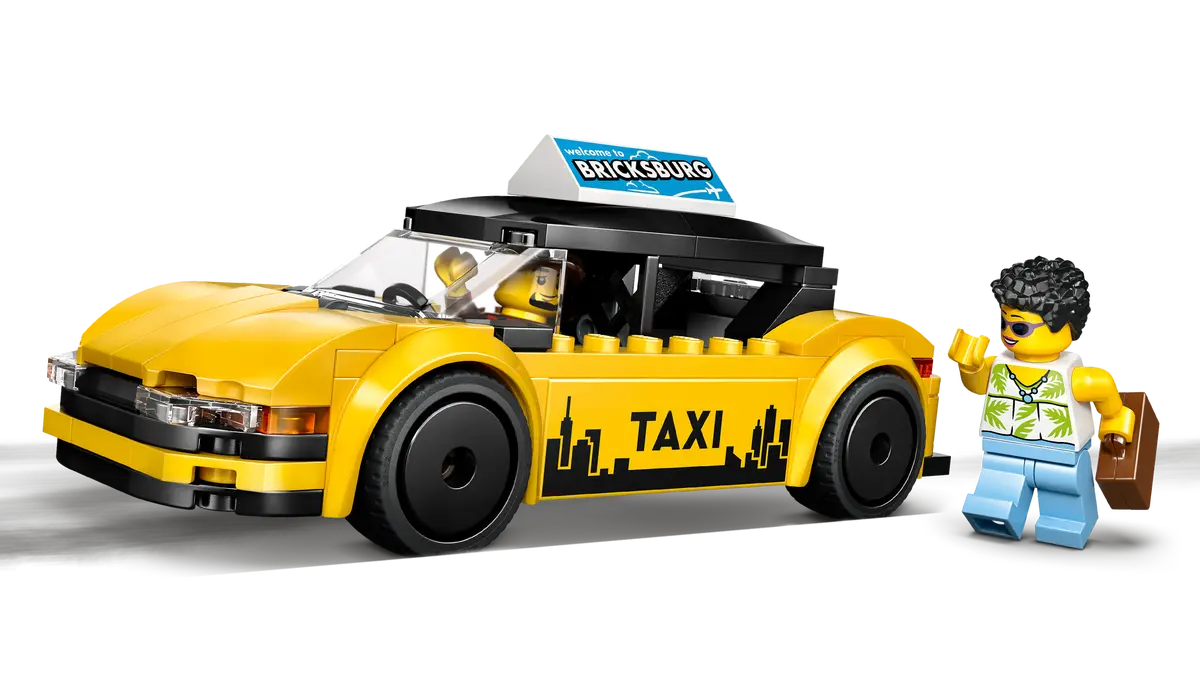 LEGO® City – Taxi galben