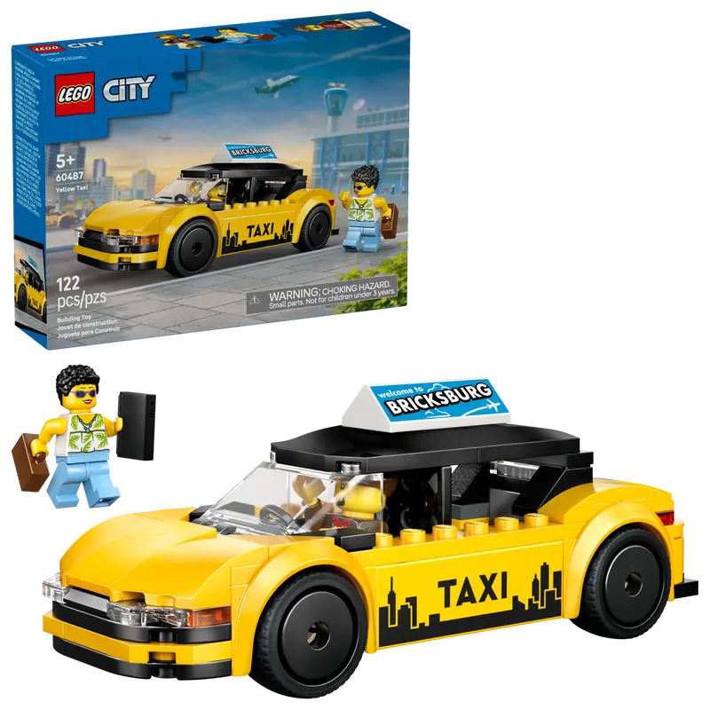 LEGO® City – Taxi galben