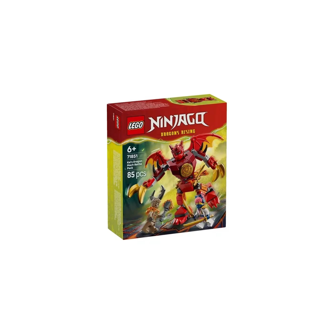 LEGO® NINJAGO - Pachet De Luptă Cu Robotul Dragon Al Lui Kai