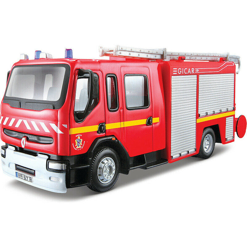Macheta Bburago Emergency Vehicol Scara 1/50 Masina Pompieri Bb32025A1-32002