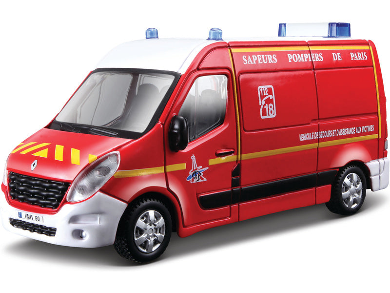 Macheta Bburago Emergency Vehicol Masina De Pompieri De Paris Scara 1/50 Bb32025-32008