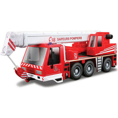 Macheta Bburago Emergency Vehicol Scara 1/50 Macara Pompieri Bb32025A1-32010