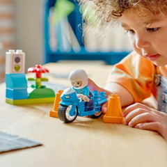 Lego Motocicletă Albastră De Poliție