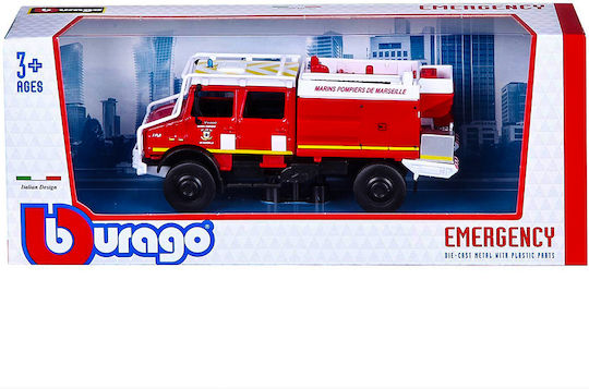 Macheta Bburago Emergency Vehicol Scara 1/50 Masina Pompieri Cu Scara Bb32025A1-32017