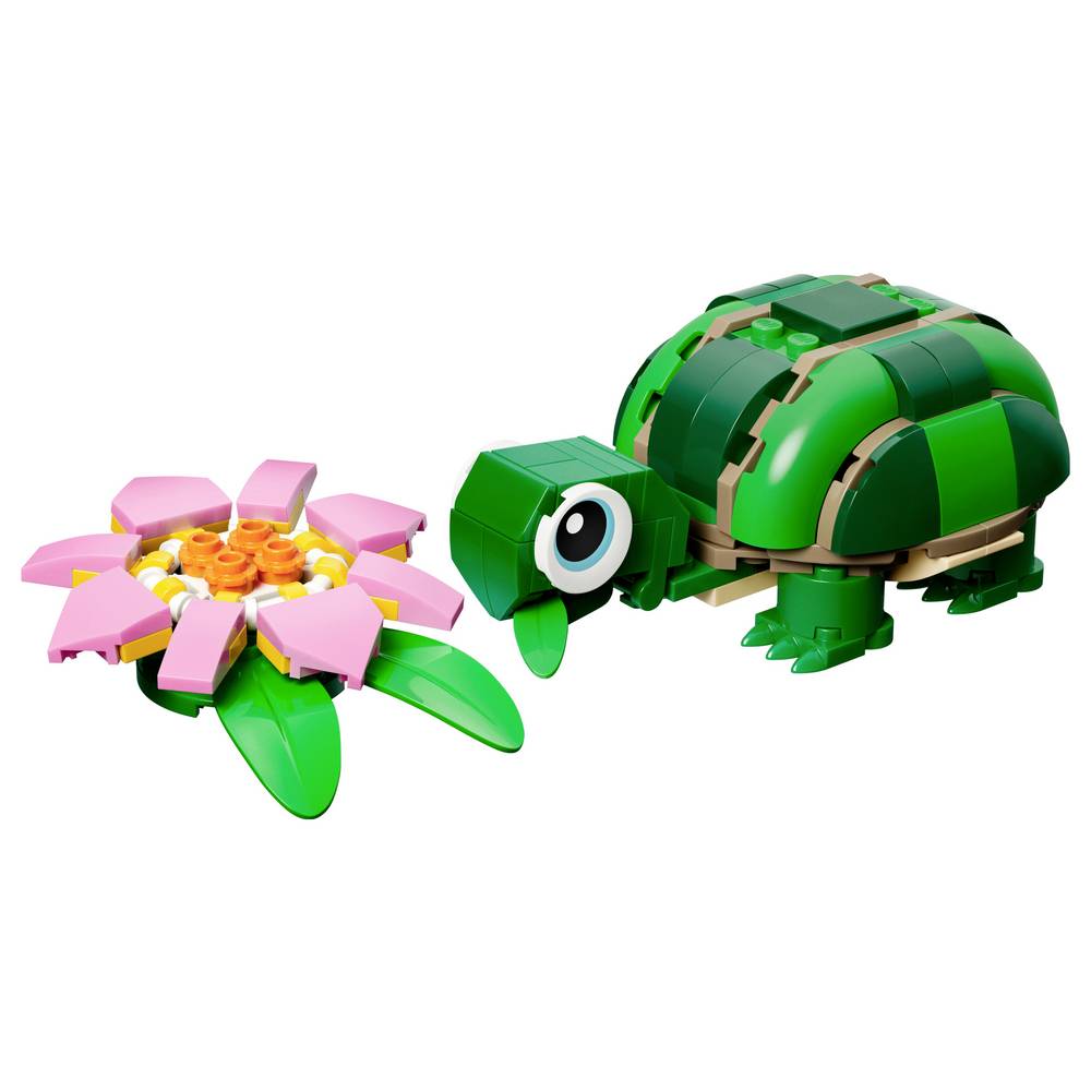 LEGO® Creator 3 în 1 –Broască-Țestoasă Cu O Floare De Nufăr