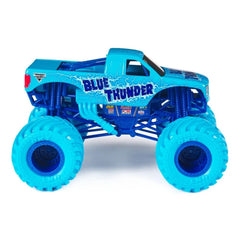 Masinuta metalica Monster Jam, scara 1/24, Blue Thunder, SPM6056371-20144301