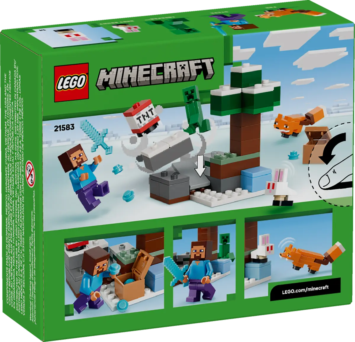 LEGO® Minecraft® - Aventura Din Taiga A Lui Steve