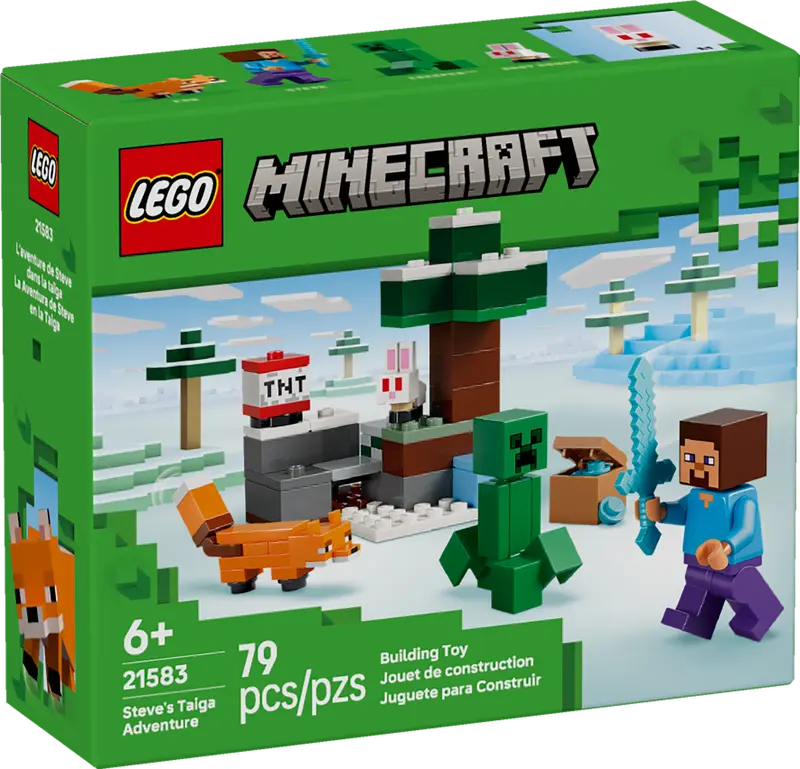 LEGO® Minecraft® - Aventura Din Taiga A Lui Steve