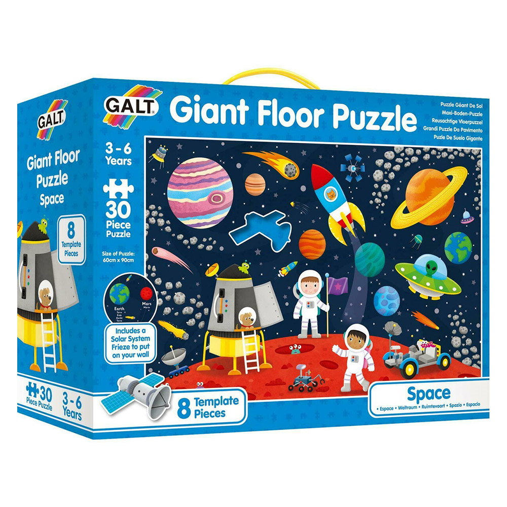 Puzzle de podea, Spatiul cosmic, 30 piese, Galt 1005413