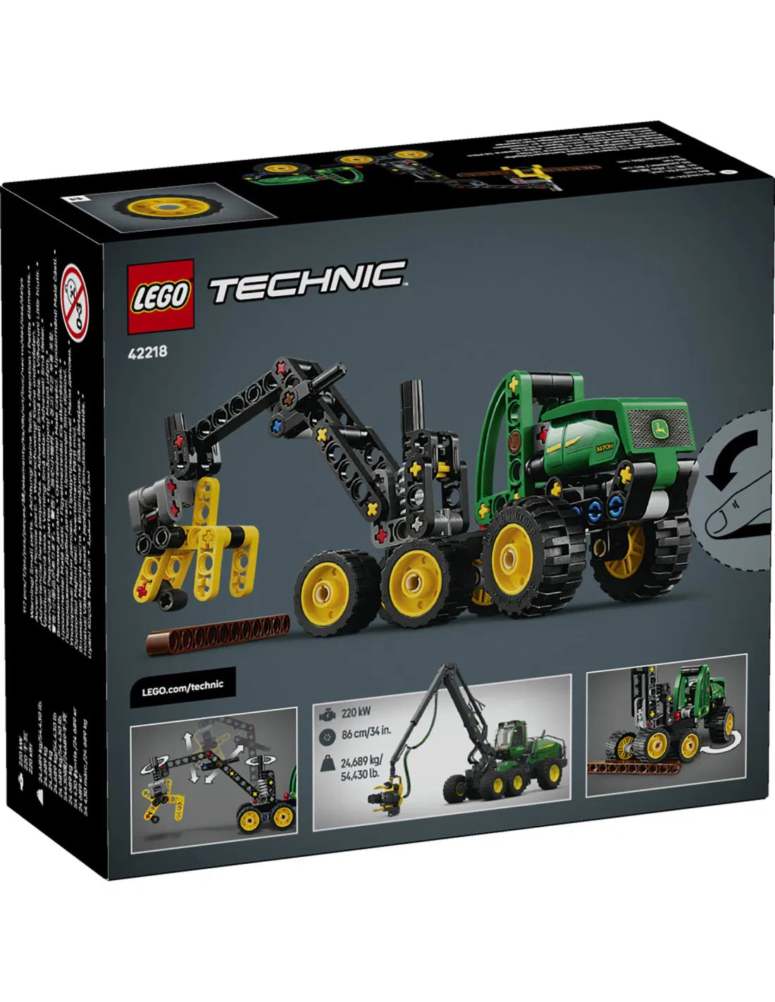 LEGO® Technic - Utilaj De Tăiat Și Stivuit Copaci John Deere 1470H