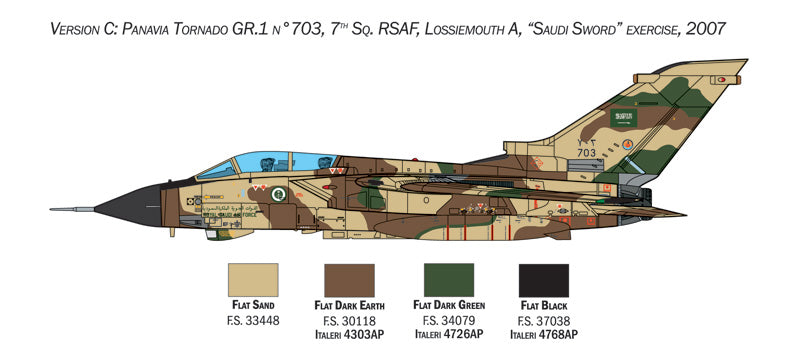 MACHETA MILITARA DE CONSTRUIT TORNADO GR.1/IDS 1:48 ITALERI IT35107