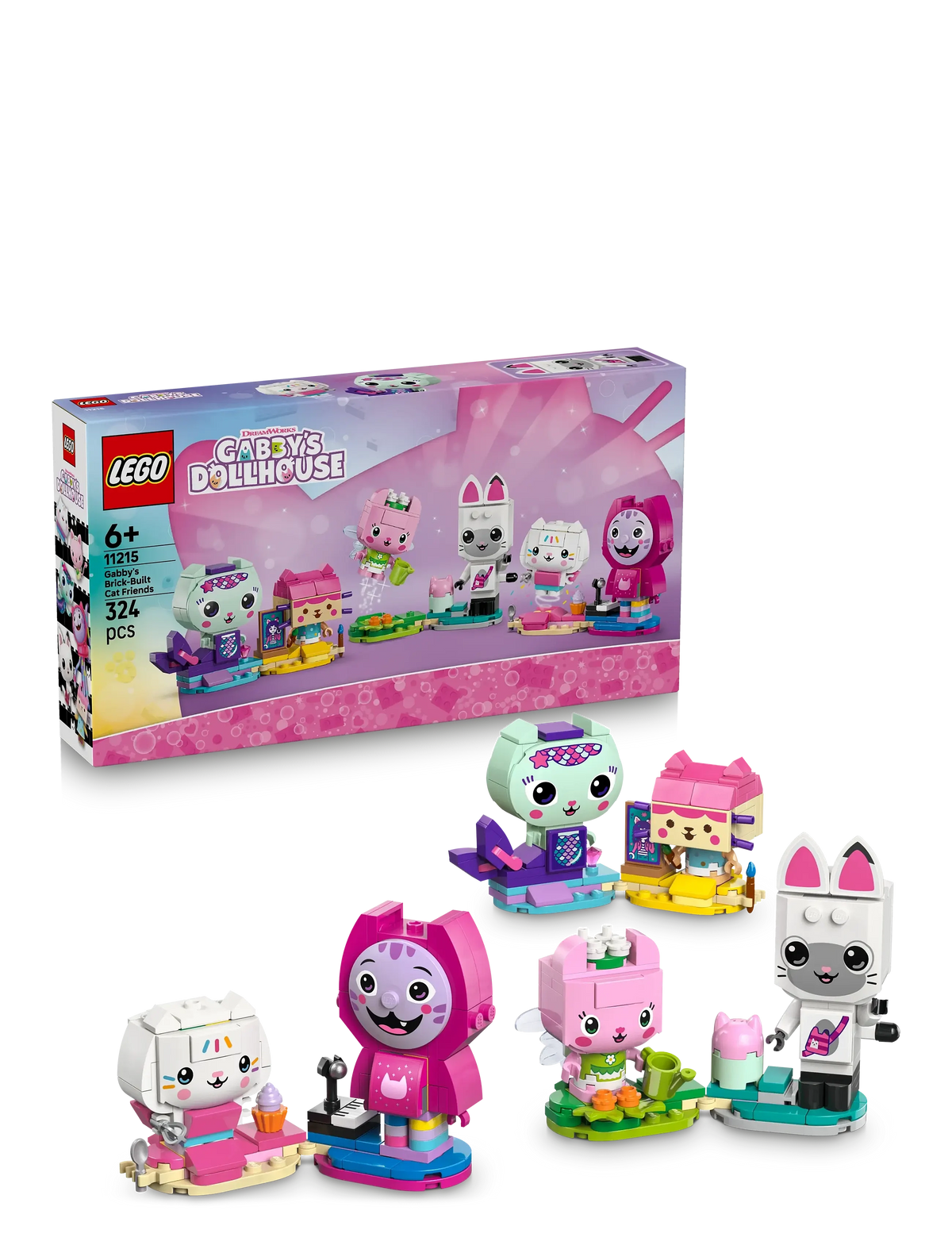 LEGO® Gabby’s Dollhouse - Prietenele Pisicuțe Din Cărămizi Ale Lui Gabby