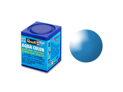 Vopsea Pe Baza De Apa Revell Gloss Light Blue Ral 5012 18ml Rev36150