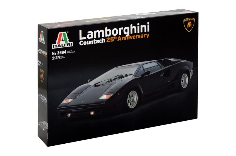 Automacheta Italeri, Lamborghini Countach 25th Anniversary, set de asamblare IT3684S