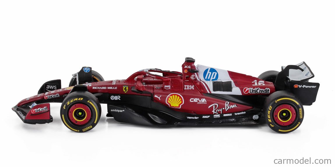 Macheta Bburago 1:43 Ferrari Racing Leclerc Bb36853/16