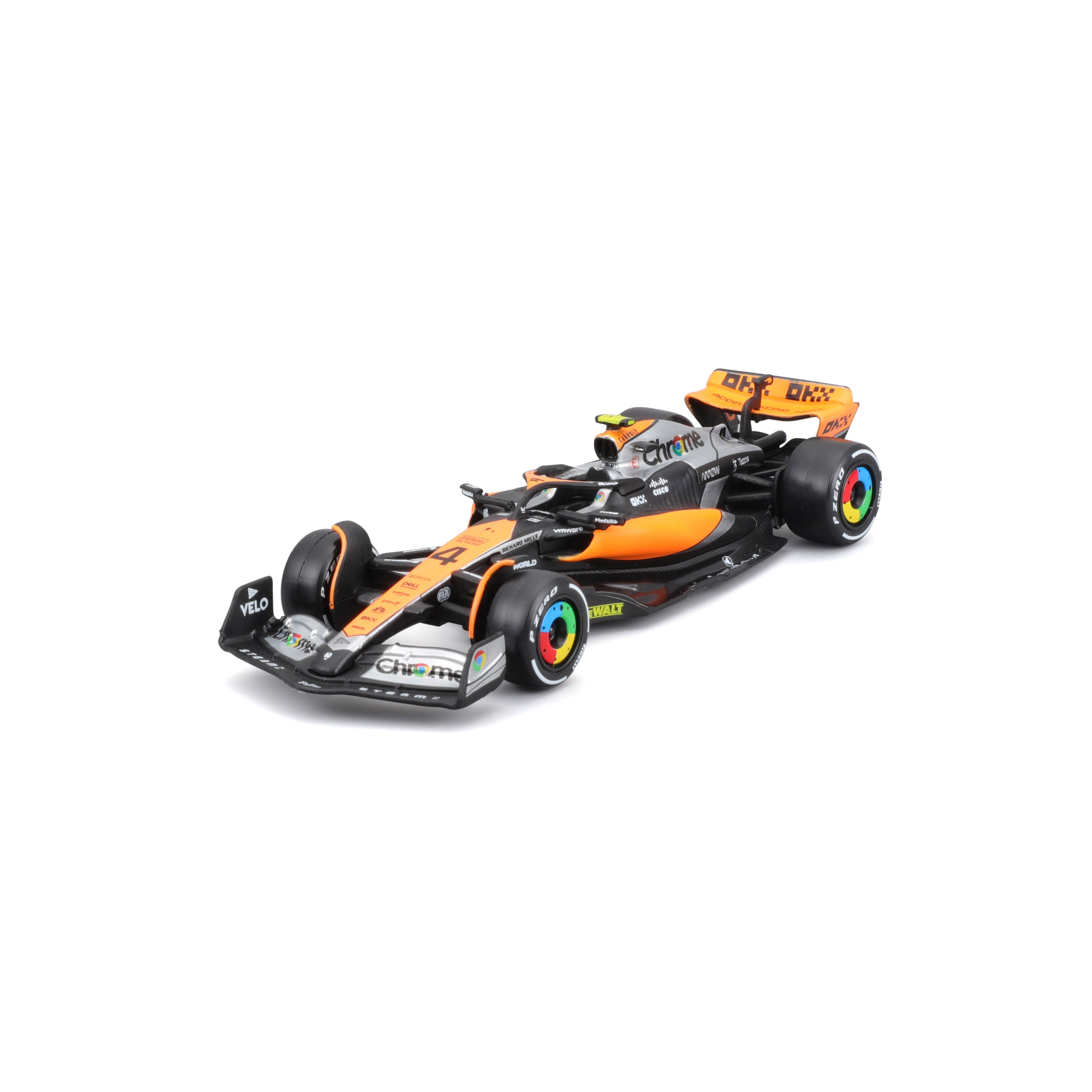 MACHETA BBURAGO FORMULA 1 1/43 RACE - McLaren F1 Team MCL60 (2023) #4 Lando Norris BB38087/4
