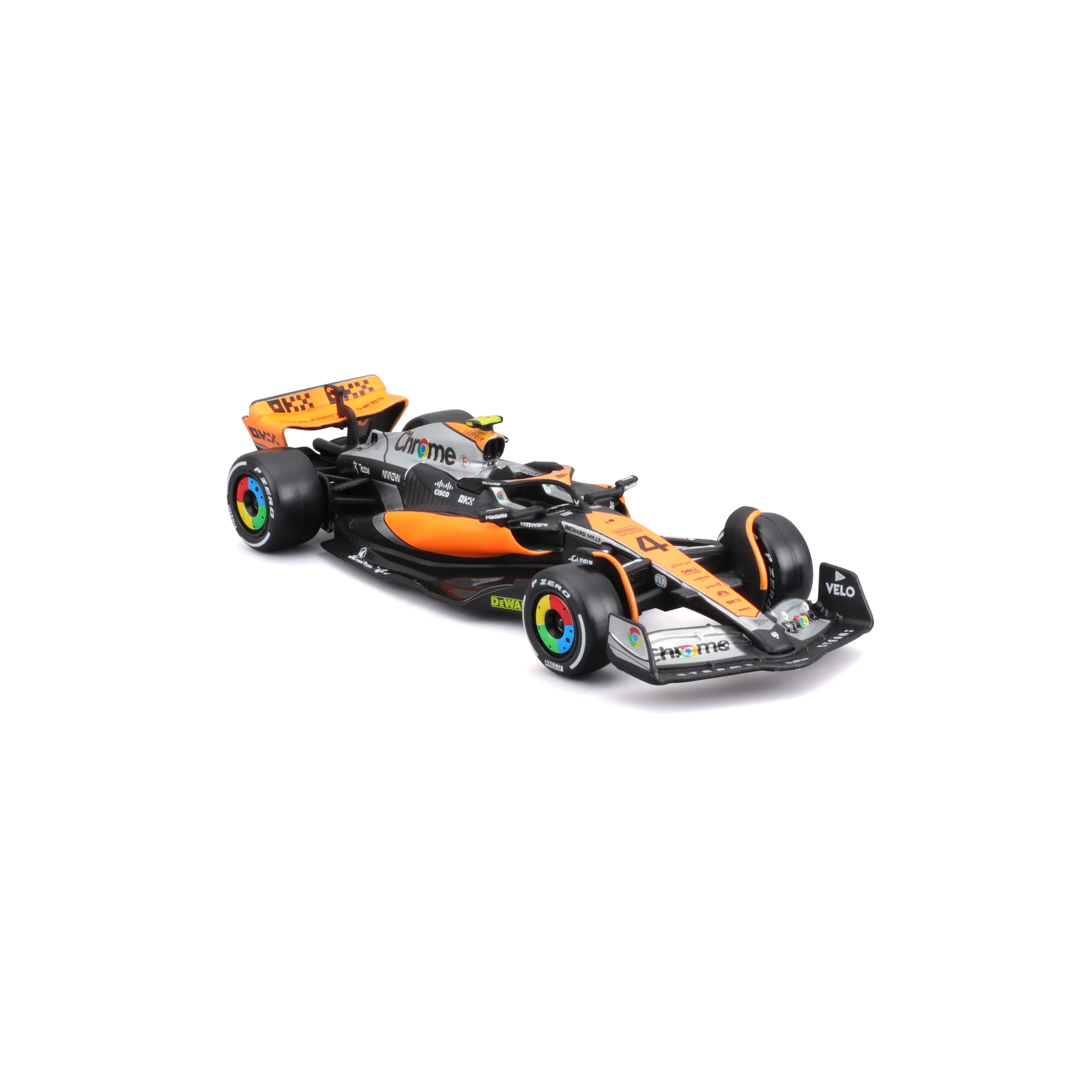 MACHETA BBURAGO FORMULA 1 1/43 RACE - McLaren F1 Team MCL60 (2023) #4 Lando Norris BB38087/4
