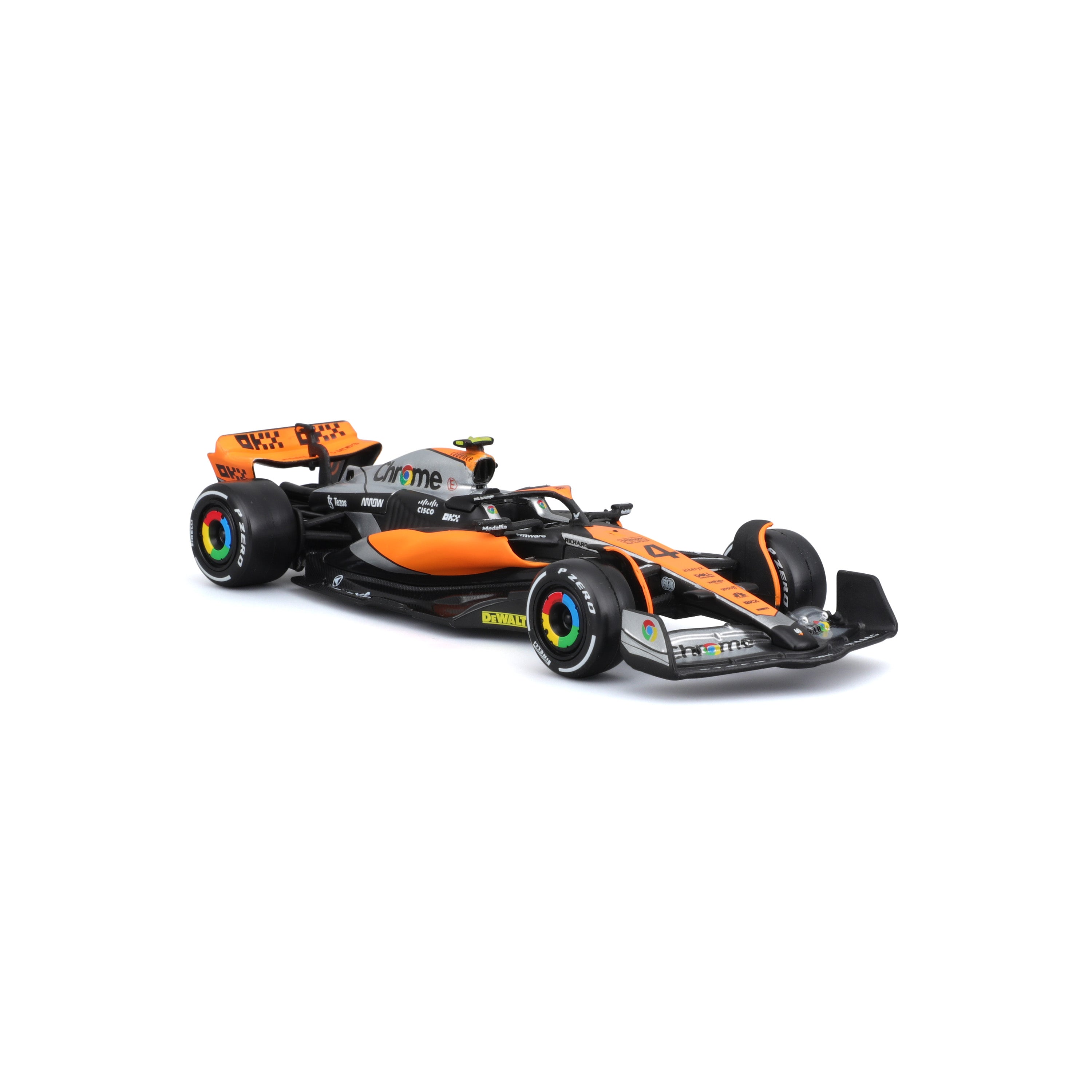 MACHETA BBURAGO FORMULA 1 1/43 RACE - McLaren F1 Team MCL60 (2023) #4 Lando Norris BB38087/4