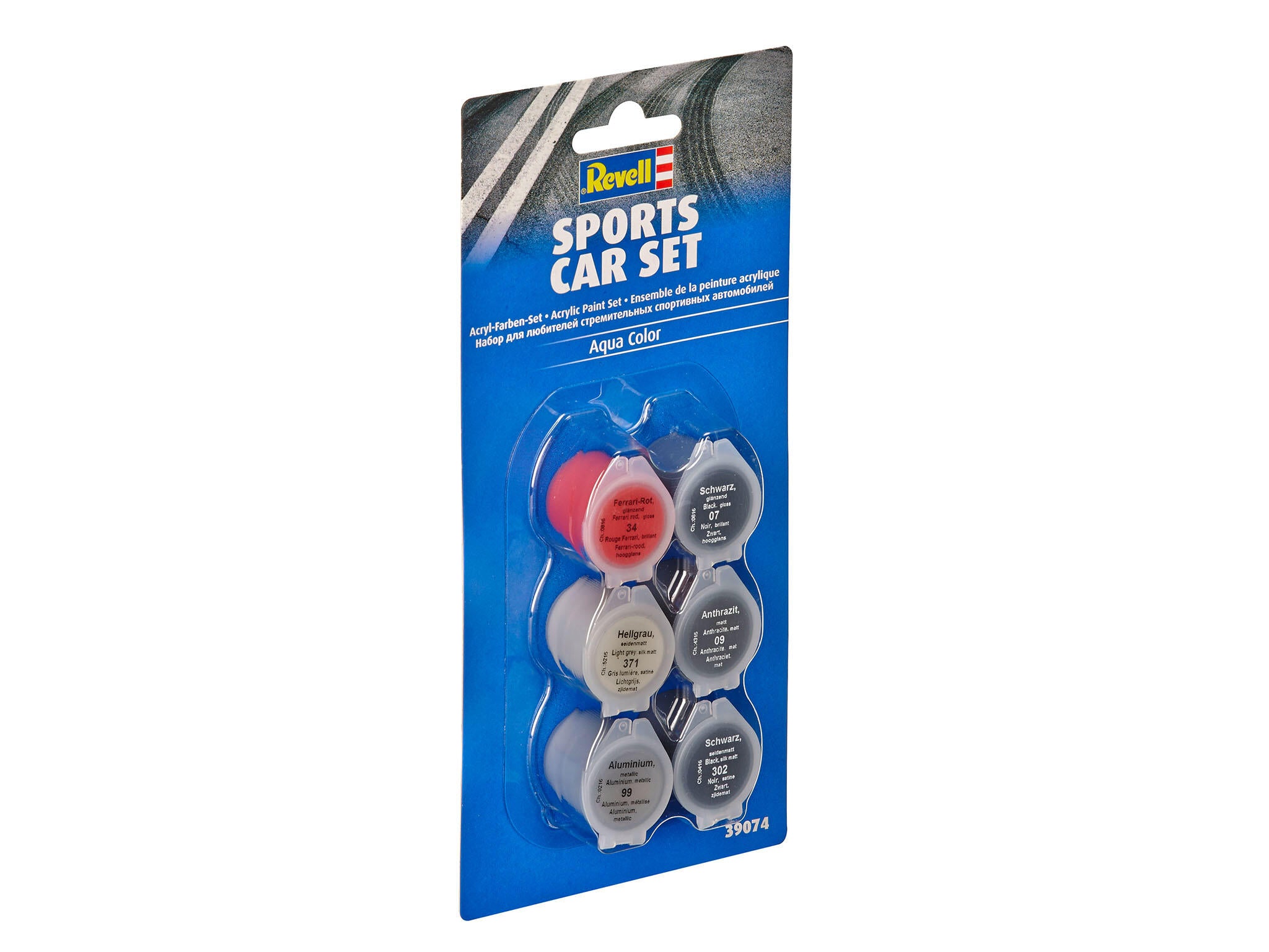 Vopsea Pe Baza De Apa Revell Sports Car Set  6X 5Ml Rev39074
