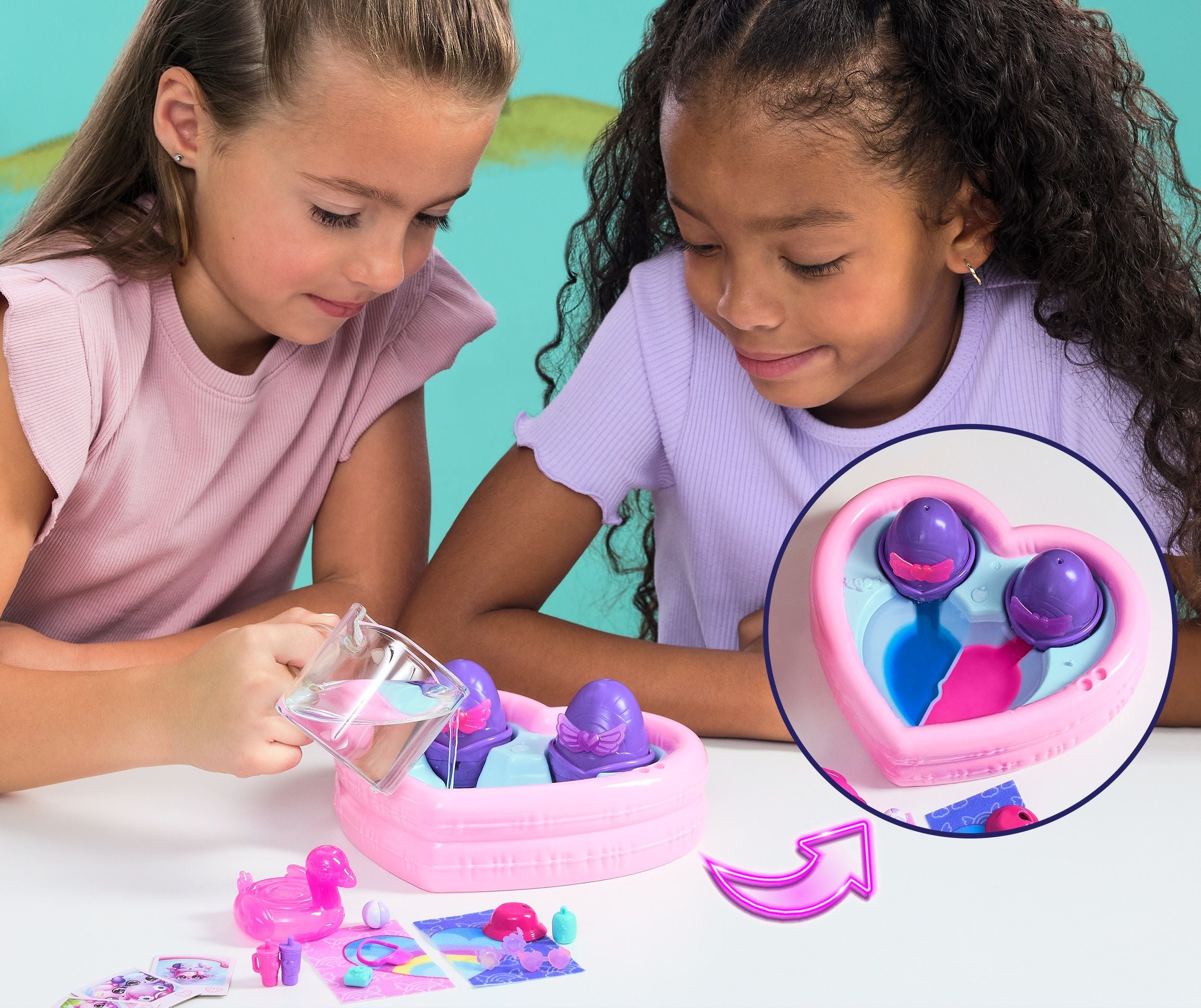 Hatchimals Alive Neon Rainbow Set Pool Party Spm6072786