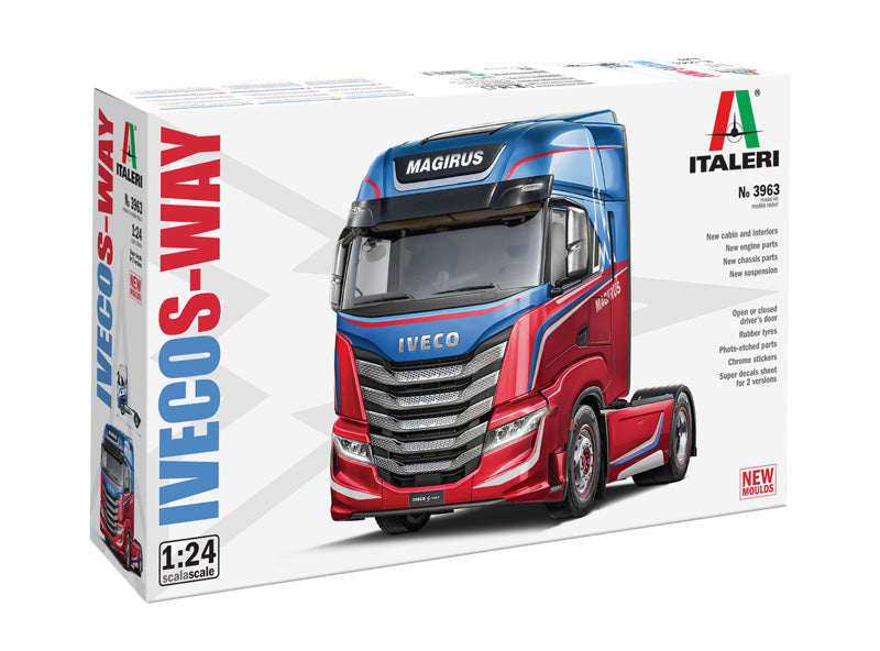 MACHETA  ITALERI CAMION IVECO STRALIS S-WAY SCARA 1:24 IT3963S