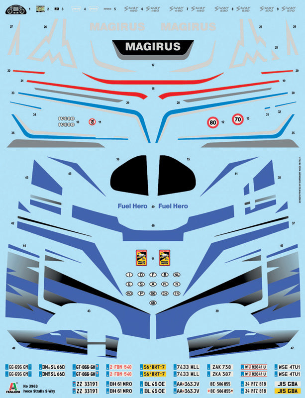 MACHETA  ITALERI CAMION IVECO STRALIS S-WAY SCARA 1:24 IT3963S