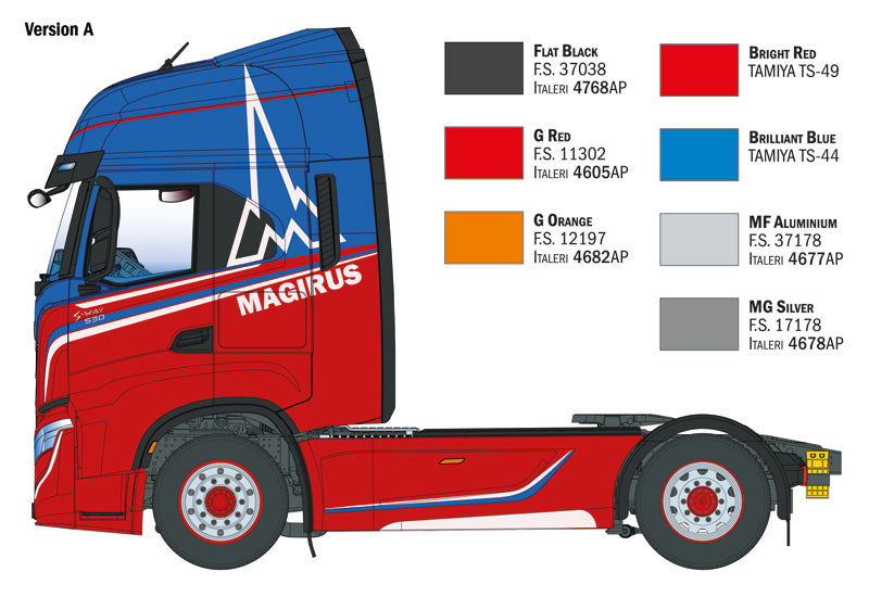 MACHETA  ITALERI CAMION IVECO STRALIS S-WAY SCARA 1:24 IT3963S