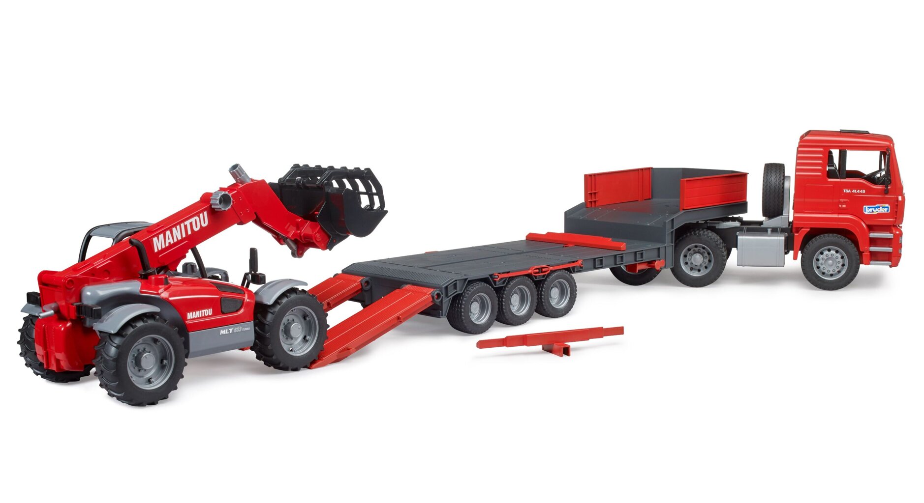 Camion Bruder - Man TGA cu incarcator telescopic Manitou MLT 633, 1:16 02774