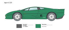 Kit de construit auto Jaguar XJ 220, Lungime 20.5 cm, Scara 1:24, 14+  3631