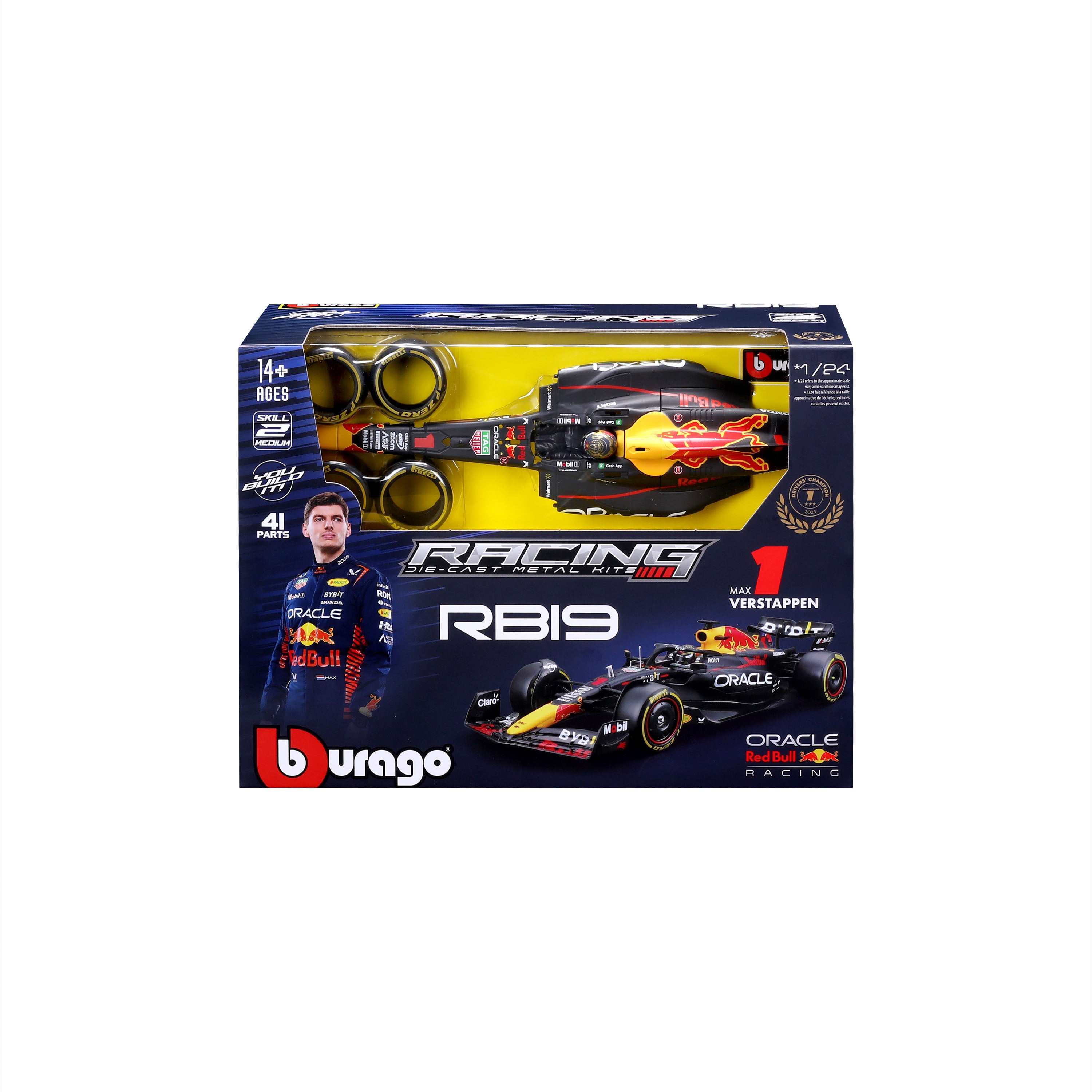 Bb28507 1:24 Formula 1 Model Kit - Oracle Red Bull Racing Rb19 Max Verstappen