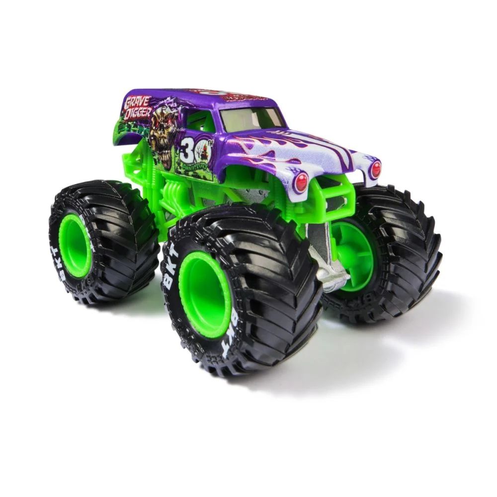 Masinuta Monster Jam, scara 1/64, Grave Digger, SPM6044941-20146075