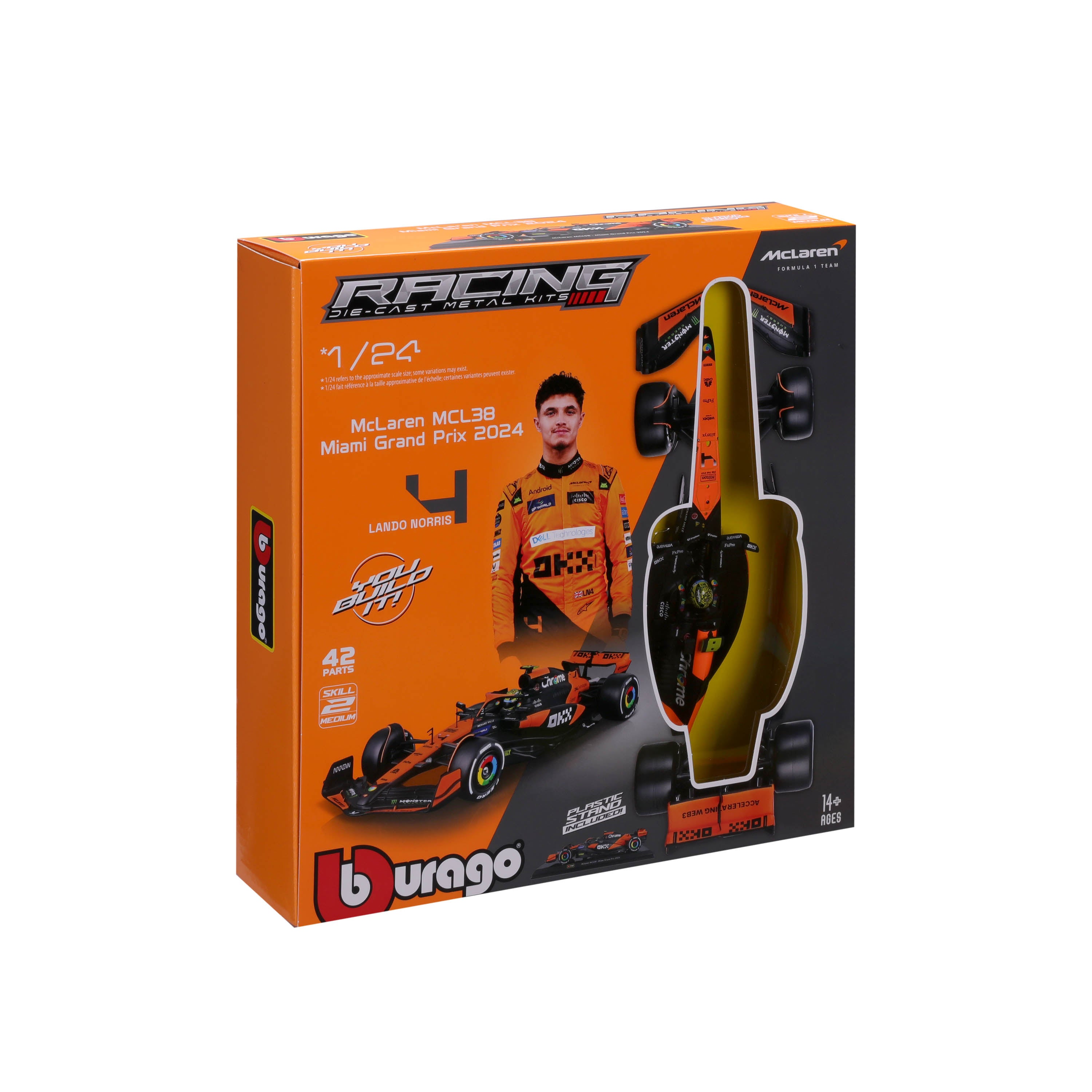 Bb28504 1:24 Formula M1 Model Kit - Mc Laren Mcl38 -Lando Noris