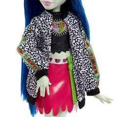 Papusa de colectie Monster High Ghoulia Yelps si accesorii  HHK58