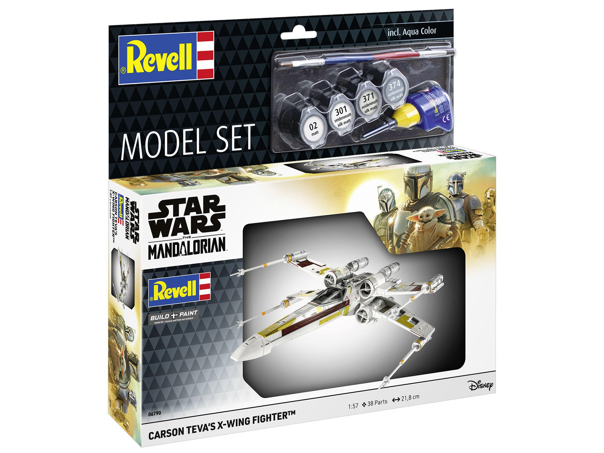 Set Model Carson Teca Xwing: The Mandalorian Revell Cu Accesorii