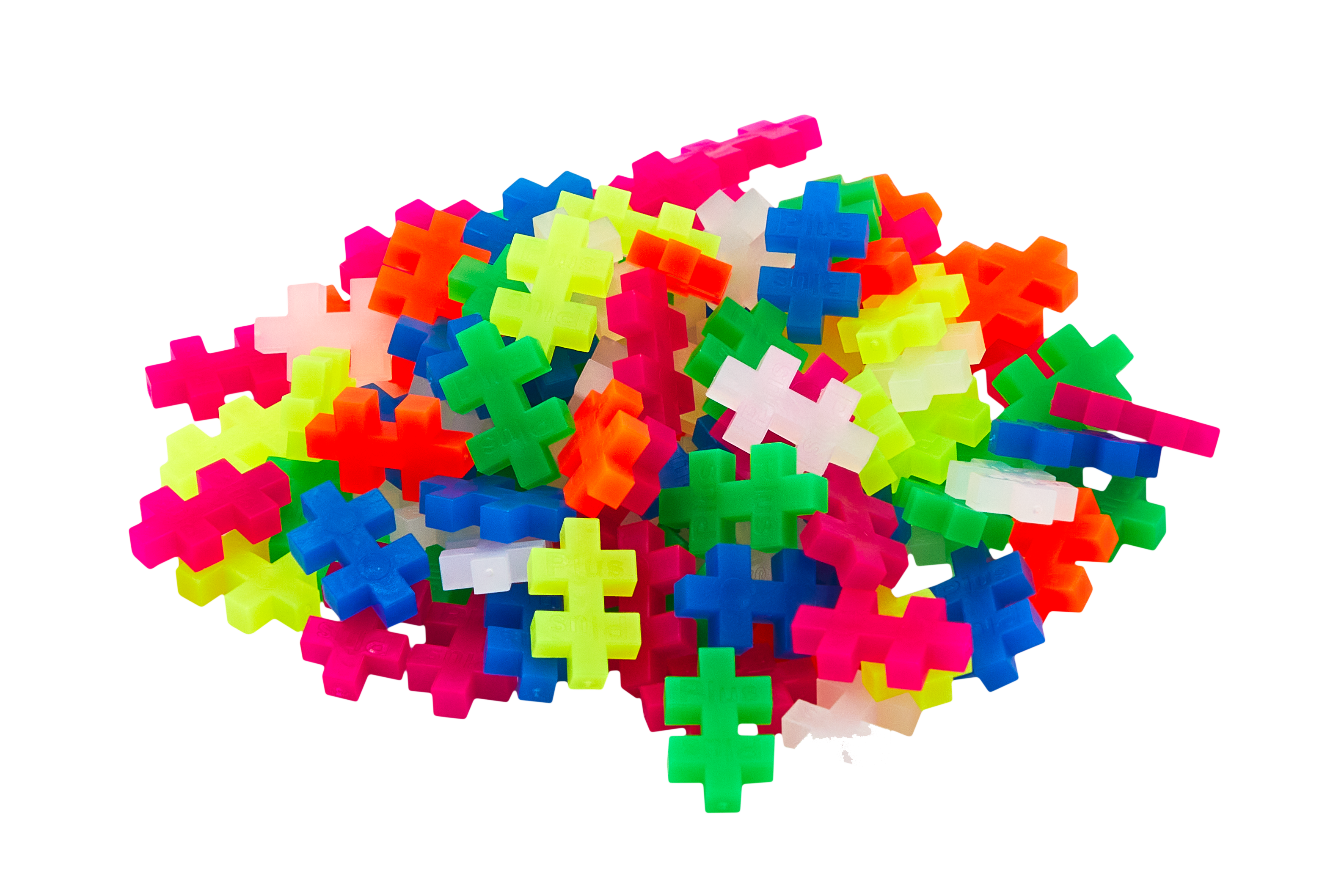 Puzzle Plus-Plus Neon Mix 100 Buc In Tub Plus4024